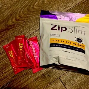 Zip slim lot brand, new bag, zip slim, blackberry, lemonade, cherry limeade